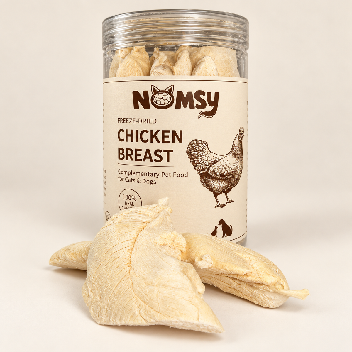 Freeze-Dried Chicken Breast – 100g