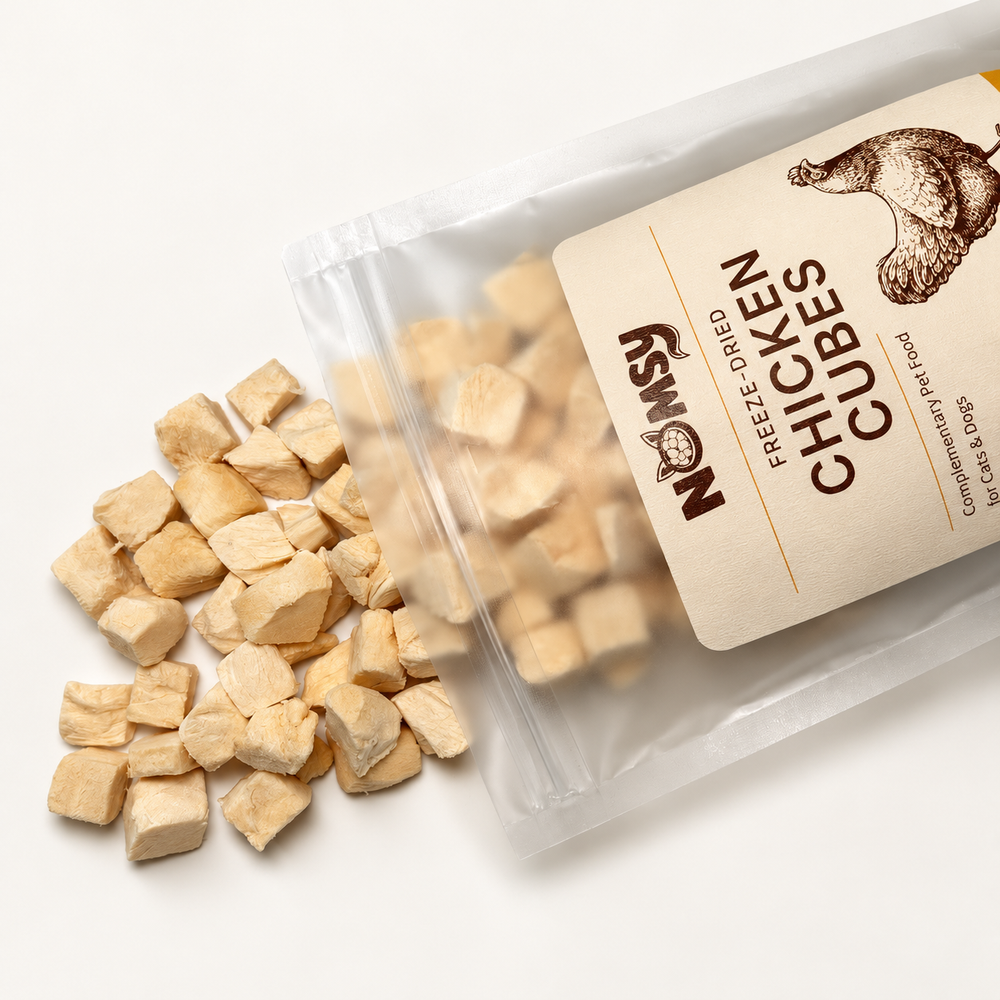 Freeze-Dried Chicken Cubes – 50g