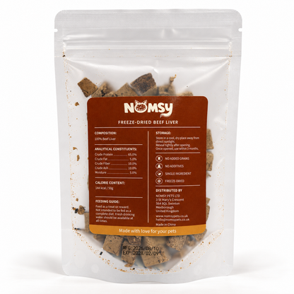 Freeze-Dried Beef Liver – 50g
