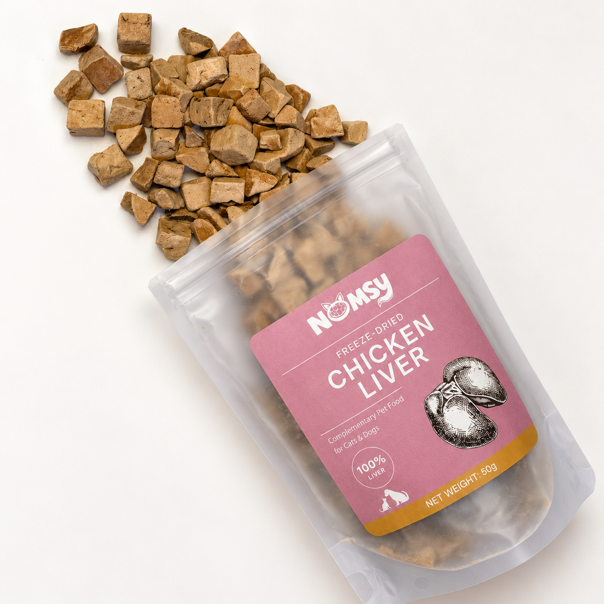 Freeze-Dried Chicken Liver – 50g